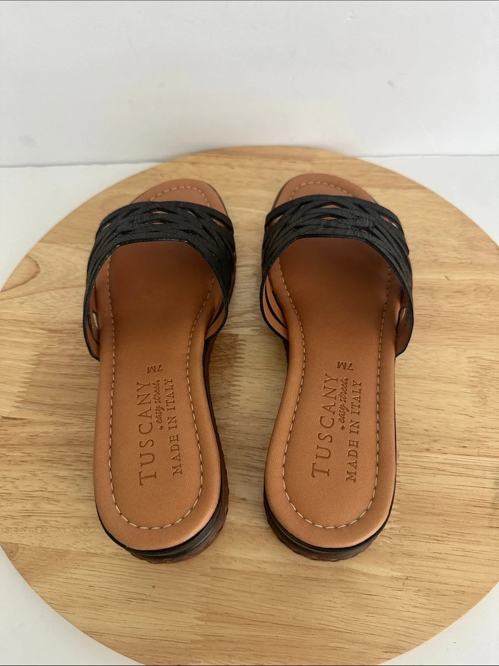 Easy Street Womens Edda Wedge Sandals